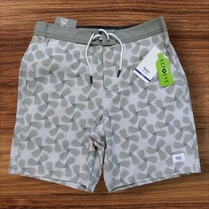 KATIN NWT !!Men's Geometric Gray Swim Trunks